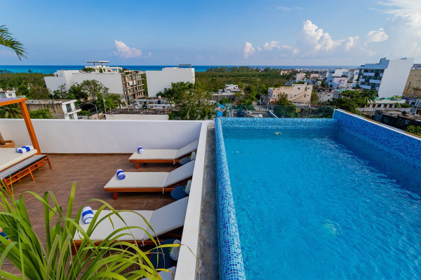 Terrasse Hotel Playa del Carmen